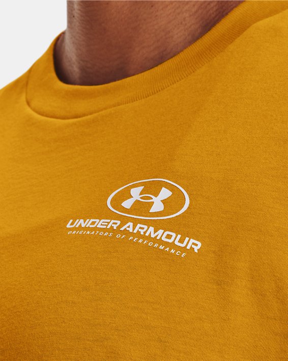 Women's UA Graphic Oversized Short Sleeve, Orange, pdpMainDesktop image number 3